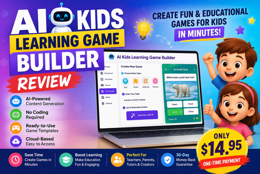 ai kids learning game builder